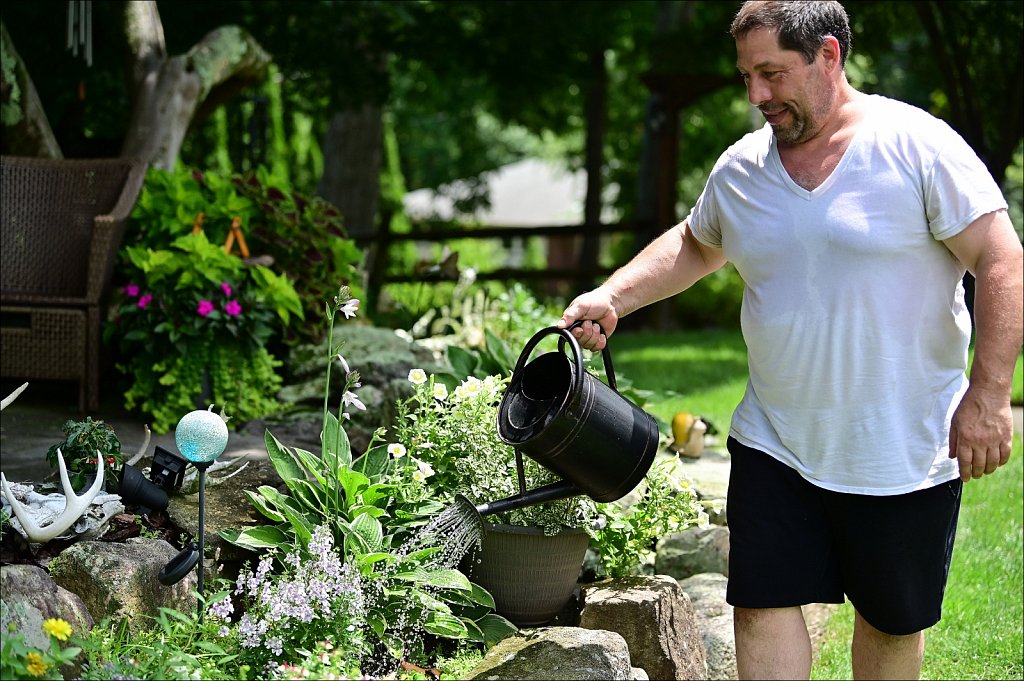 Mark and his Flower Garden